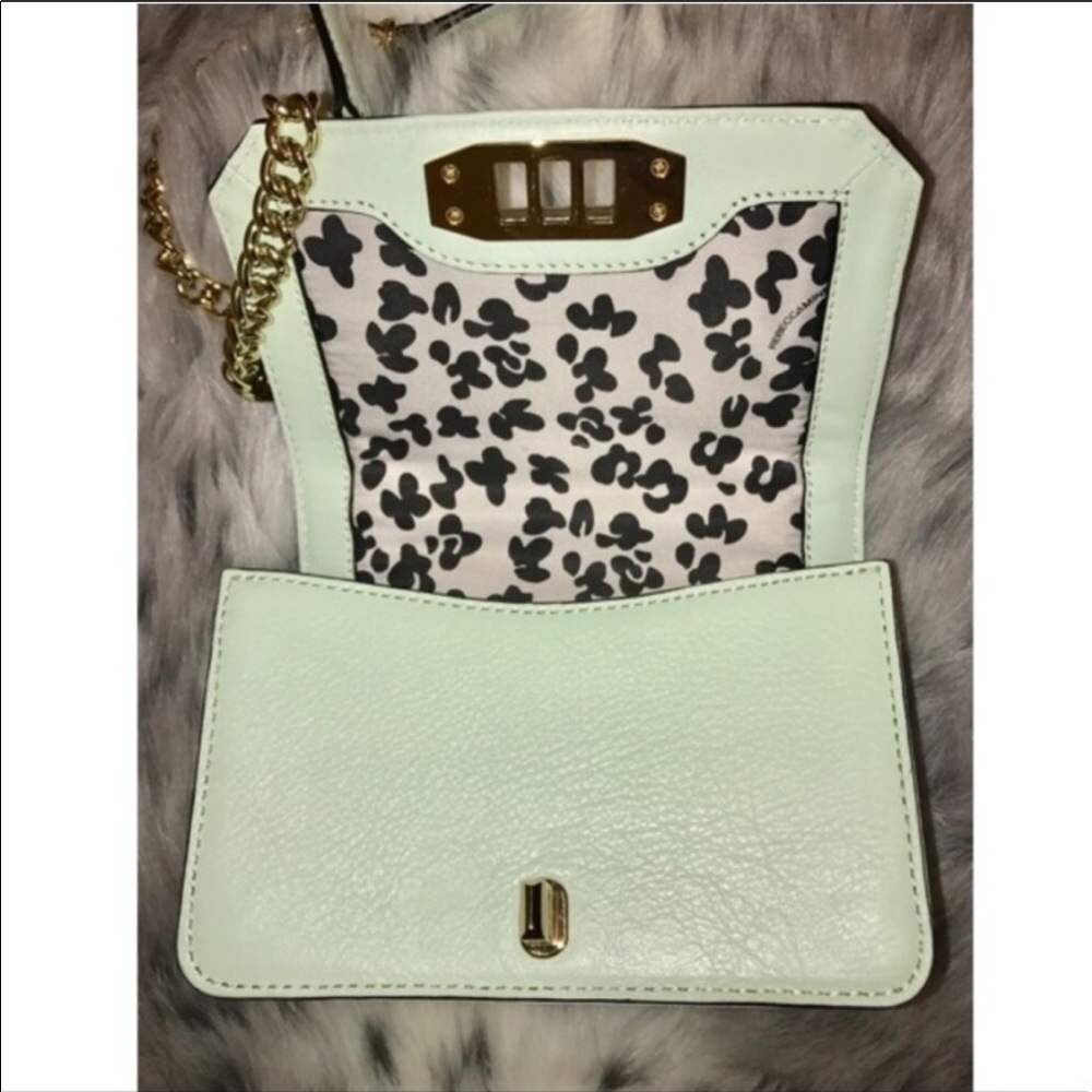 Rebecca Minkoff Mini Love Crossbody in Mint - Picture 5 of 8